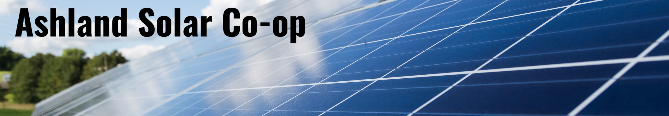 Ashland Solar Co-op header